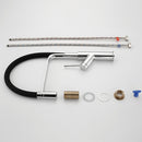 JY-8807A pull-out/pull-down Sink kitchen faucet, Kitchen Faucet Matt Black With Pull Down Sprayer