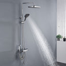 DG10745-S-HW Bathroom Thermostatic Mixer Shower Set Square Chrome