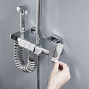 DG10745-S-HW Bathroom Thermostatic Mixer Shower Set Square Chrome