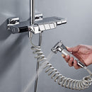 DG10745-S-HW Bathroom Thermostatic Mixer Shower Set Square Chrome