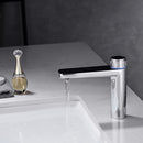 DG11310 digital display 7-character single hole (key type) basin faucet