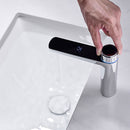 DG11310 digital display 7-character single hole (key type) basin faucet
