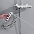 DG12895 Exposed Black Bar Mixer Shower Kit with Diverter