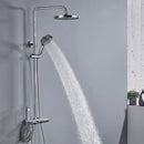 DG12895 Exposed Black Bar Mixer Shower Kit with Diverter