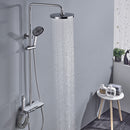 DG12895 Exposed Black Bar Mixer Shower Kit with Diverter