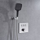 DG303 Square 3-way concealed thermostatic shower mixer set