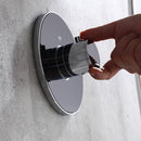 DG406F-1 Two Way Concealed Shower Mixer Set Matte Black