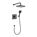 DG406F-1 Two Way Concealed Shower Mixer Set Matte Black