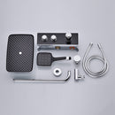 DG702 Ultimate Hot & Cold Black Concealed Shower Set
