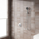 DGA01100 T-shaped concealed installation-two functions-stainless steel shower