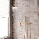 DGA01300 T-shaped concealed installation-two functions-stainless steel shower