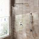 DGA01300 T-shaped concealed installation-two functions-stainless steel shower