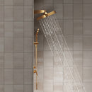 DGA01300 T-shaped concealed installation-two functions-stainless steel shower