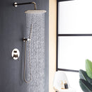 DGA01304 T-shaped concealed installation-two functions-stainless steel shower