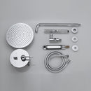 DGA 01602 T-type concealed installation-three functions-stainless steel shower
