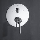DGA 01602 T-type concealed installation-three functions-stainless steel shower