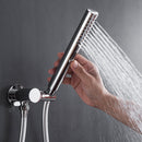 DGA 01602 T-type concealed installation-three functions-stainless steel shower