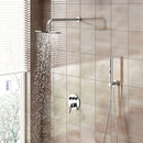 DGA 02600 T-type concealed installation-three functions-stainless steel shower