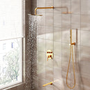 DGA 02600 T-type concealed installation-three functions-stainless steel shower