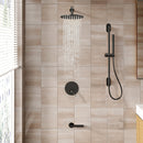 DGA 02600 T-type concealed installation-three functions-stainless steel shower