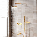 DGA03600 T-type concealed installation-three functions-stainless steel shower