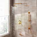 DGA04600 T-type concealed installation-three functions-stainless steel shower