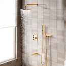 DGA 05600 T-type concealed installation-three functions-stainless steel shower