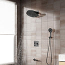 DGA 05600 T-type concealed installation-three functions-stainless steel shower