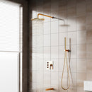 DGA 05600 T-type concealed installation-three functions-stainless steel shower