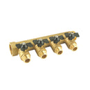 Brass Manifold with ball valve - HL-2061
