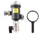 Magnetic dirt separator with magnet and ball valve - HL-3090