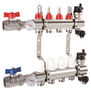  Manifold HL-2202  2+1 way brass water manifold 