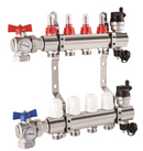 Manifold -HL-2203 - 2+1 Way Brass Manifold | Sunlion Sanitary