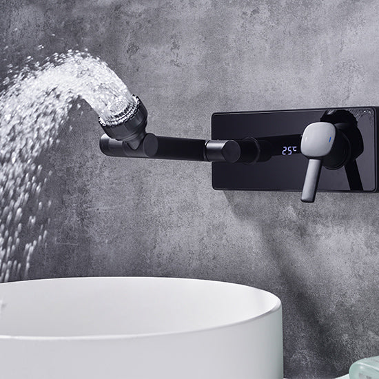 Matte black Concealed Basin Taps supplier DG513