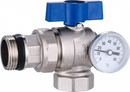 Angle Brass Ball Valve with thermometer-HL3005A